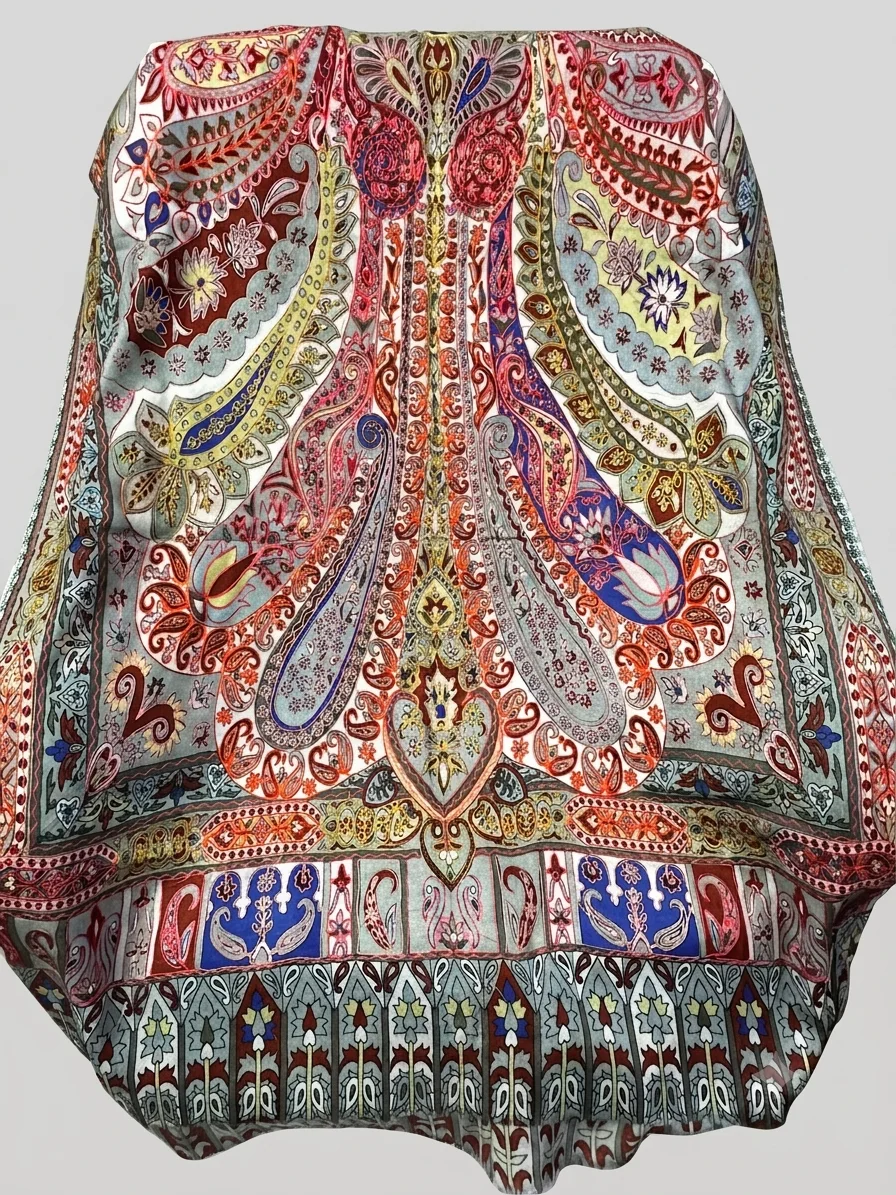 Pañuelo Paisley Multicolor Vibrante - Multicolor (5)