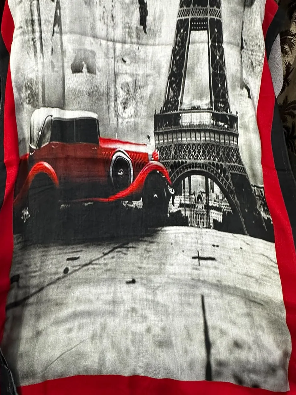 Chal Vintage Torre Eiffel de París - Negro (6)